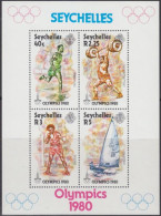 Seychellen Mi.Nr. Block 14 Olymp. Sommerspiele Moskau  - Seychelles (1976-...)