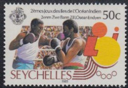 Seychellen Mi.Nr. 588 Spiele Der Inseln Des Indischen Ozeans, Boxen (50) - Seychelles (1976-...)