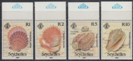 Seychellen Mi.Nr. 633-36 Muscheln Und Meeresschnecken (4 Werte) - Seychelles (1976-...)