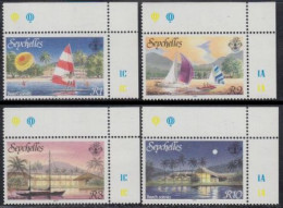 Seychellen Mi.Nr. 653-56 Strandszenen (4 Werte) - Seychelles (1976-...)