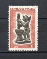 CONGO  N° 168    NEUF SANS CHARNIERE COTE 1.80€   SCULPTURE ART - Nuovi