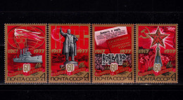 U.S.S.R. / Russia 1977, "60 Years Since The October Revolution", Series, Mi. 4662-4665 , MNH - Unused Stamps