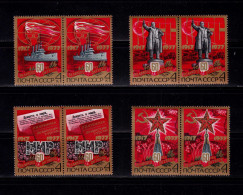 U.S.S.R. / Russia 1977, "60 Years Since The October Revolution", Series In Pair , Mi. 4662-4665 , MNH - Unused Stamps