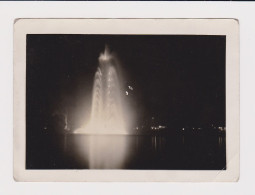 Fountain With Night Light, Scene, Abstract Surreal Vintage Orig Photo 9x6.5cm. (47752) - Gegenstände