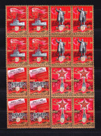 U.S.S.R. / Russia 1977, "60 Years Since The October Revolution", Series Block Of 4 , Mi. 4662-4665 , MNH - Neufs