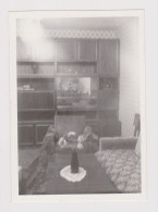 Room Interior, Flowers, Sofa, Armchair, Odd Unfocused Vintage Orig Photo 7.6x10.8cm. (56573) - Objets