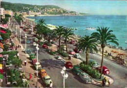 NICE. -  Promenade Des Anglais Et Le Mont Boron -  Cachet Poste 1962 - Squares