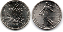 MA 31680 / France - Frankreich 1/2 Franc 1980 SPL - 1/2 Franc