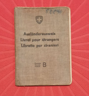 Switzerland  1950 Pasaporte, Passeport, Reisepass, Passport - Documents Historiques