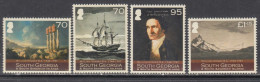 2010 South Georgia William Hodges Art Ships Complete Set Of 4 MNH - Südgeorgien