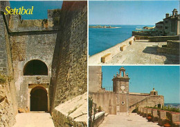 Portugal - Setubal - Forte De S. Filipe E Pousada - Multivues - CPM - Carte Neuve - Voir Scans Recto-Verso - Setúbal