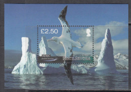 2011 South Georgia BBC Frozen Planet Birds Albatross  Souvenir Sheet MNH - Georgia Del Sud