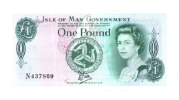 Isle Of Man One (1) Pound  ND1983 Bradvak Polymer QEII P-38 UNC  *Scarce* - 1 Pond