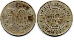 MA 31720 / Chambéry 50 Centimes TTB - Monétaires / De Nécessité