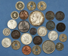 Belgique / Belgium (3) • Lot 26x • Only Scarcer And Many Silver Coins •  [24-442] - Collections