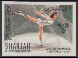 Sharjah Mi.Nr. 404B Olympia 1968 Grenoble, Eiskunstlauf (5) - Sharjah