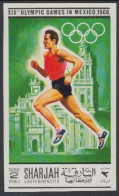 Sharjah Mi.Nr. 492B Olympia 1968 Mexiko, Laufen (2) - Sharjah