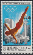 Sharjah Mi.Nr. 493A Olympia 1968 Mexiko, Turmspringen (2,40) - Sharjah