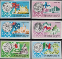 Sharjah Mi.Nr. 496-501B Geschichte Der Olympischen Spiele (6 Werte) - Sharjah