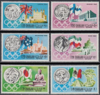 Sharjah Mi.Nr. 496-501A Geschichte Der Olympischen Spiele (6 Werte) - Sharjah