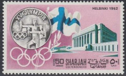 Sharjah Mi.Nr. 497A Geschichte Der Olympischen Spiele, Helsinki 1952 (50) - Sharjah