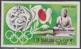 Sharjah Mi.Nr. 500B Geschichte Der Olympischen Spiele, Tokio 1964 (3) - Sharjah