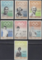 Sharjah Mi.Nr. 510-16B Olympia 1968 Mexiko, Frühere Olympiasieger (7 Werte) - Sharjah