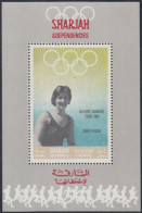 Sharjah Mi.Nr. 516Sb Olympiasiegerin 1964 Dawn Fraser (4) - Sharjah