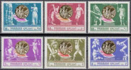 Sharjah Mi.Nr. 518-23A Olympia 1968 Mexiko, Sieger (6 Werte) - Sharjah