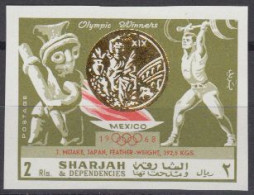 Sharjah Mi.Nr. 522B Olympia 1968 Mexiko, Sieger Mijake (2) - Schardscha