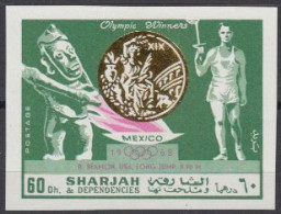 Sharjah Mi.Nr. 520B Olympia 1968 Mexiko, Sieger Beamon (60) - Sharjah