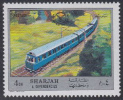 Sharjah Mi.Nr. 795A Eisenbahnen, Elektrobahn (4Dh) - Sharjah