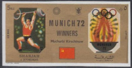 Sharjah Mi.Nr. 1166B Olympia 1972 München, Sieger Mucharbi Kirschinow (5) - Schardscha