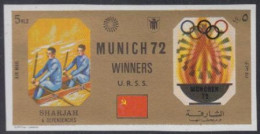 Sharjah Mi.Nr. 1177B Olympia 1972 München, Sieger Rudern UdSSR (5) - Schardscha