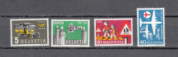 1956  N° 324 à 327     NEUFS**            CATALOGUE SBK - Unused Stamps