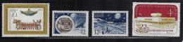 RUSSIA  1971 SCOTT #3831,3835,3836,3845 MH - Unused Stamps