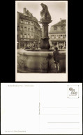 Ansichtskarte Kaiserslautern Stiftsbrunnen, Kinder - Geschäfte 1961 - Kaiserslautern