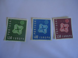 PORTUGAL MNH  STAMPS  SET 3 EUROPA 1961 - 1977