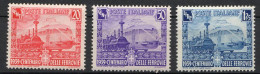 ITALIE (Royaume) - 1939 - N° 429 à 431 - Centenaire Des Chemins De Fer Italiens - Nuovi