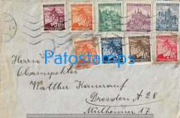 225983 CZECH REPUBLIC COVER CANCEL MULTI STAMPS CIRCULATED TO GERMANY NO POSTAL POSTCARD - Altri & Non Classificati