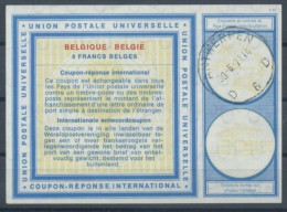 ANTWERPEN 30.06.71   BELGIQUE BELGIE BELGIUM  Vi19  8 FRANCS BELGES Int. Reply Coupon Reponse Antwortschein IAS IRC - Cupón-respuesta Internacionales