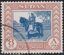 1951 GB> Sudan (...-1951)° Mi:SD 144, Sn:SD 111, Yt:SD 109, Sg:SD 136, Darfur Chief, Views Of Sudan - Sudan (...-1951)