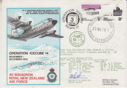 Ross Dependency 1978 Operation Icecube 14 Signature  Ca Scott Base 27 NOV 1978 (SO200) - Cartas & Documentos