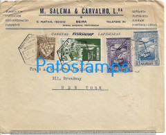 225988 AFRICA MOÇAMBIQUE COVER CANCEL YEAR 1946 CIRCULATED TO US NO POSTAL POSTCARD - Africa (Varia)