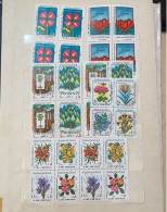 Iran Islamic Stamp Blocks Flowers 1980, 1981, 1982, 1983, 1984, 1985, 1986 MNH - Irán