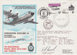 Ross Dependency 1978 Operation Icecube 14 Signature  Ca Scott Base 4 DEC 1978 (SO203) - Lettres & Documents