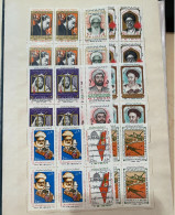 Iran Islamic Stamp Blocks 1980, 1981, 1982, 1983, 1984, 1985, 1986 MNH Religious Figures Mullahs - Irán