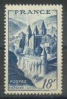 FRANCE. - 1948 - CONQUES ABBEY STAMP, # 805, UMM (**). - Neufs