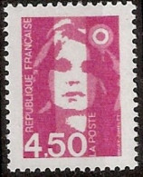 France Yvert 3007a ** Marianne De Briat 4,5FF Rose Sans Phospho (ss Bp) - Neufs