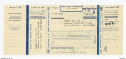 CHEQUE DE L'OFFICE DES PTT DE RABAT (ANNÉE 1951) UTILISÉ SOUS LE PROTECTORAT DE LA RÉPUBLIQUE FRANÇAISE AU MAROC - GOUVE - Assegni & Assegni Di Viaggio